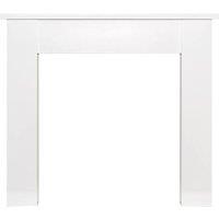 Adam Fires & Fireplaces Adam Buxton Mantelpiece in Pure White, 48 Inch in White