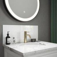 Splashback White Frost Toughened Glass Bathroom s 250mm x 600mm x 4mm