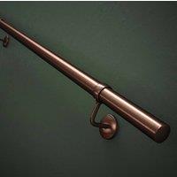 Forgeworks Antique Copper Premium Easy Install Indoor Stair Handrail Kit 2.4m