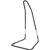 Costway Heavy Duty C-stand Hanging Swing Egg Chair Hammock Frame in Black