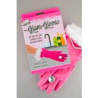 Diabolical Gifts Pink & Pearly Washing Up Gloves