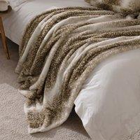 Paoletti Fawn Deerskin Printed Faux Fur Throw