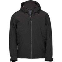 TEE JAYS Men's Waterproof Jacket in Jet Black | Size: 4XL