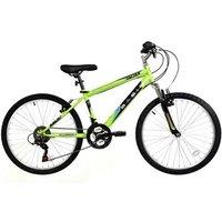 Basis Men's Bolt Hardtail Mountain Bike 24In Wheel 18 Speed in Green