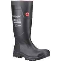 Dunlop Men's TerraPro Full Safety Wellington in Black | Size: 8