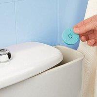mysmartbuy Set of 2 Toilet Scale Remover Rings - Chemical Free Loo Limescale Cleaner - Each H1 x 5cm Diameter in Blue | Size: 1 x 5 cm