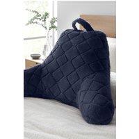 Catherine Lansfield 'Cosy Diamond' Cushion in Navy | Size: 43 cm x 43 cm