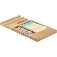 MidOcean Trevis Bamboo Mobile Phone Stand in Cream