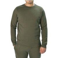 Smart Living Men's Classic Plain Crew Neck Long Sleeve Pullover Sweatshirt Jumper in Khaki | Size: XL
