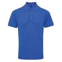 Premier Men's Coolchecker Plus Piqu Polo Shirt in Royal | Size: 6XL