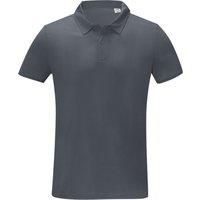 Elevate Men's Deimos Cool Fit Polo Shirt in Grey | Size: Small