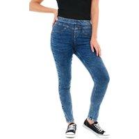 Smart Living Women's Skinny Fit Denim Jeans Jeggings Pull On Casual with Pockets in Blue | Size: 10