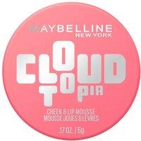 Maybelline Women's Cloudtopia Blush Cheek & Lip Mousse, Up to 14H Cheek Colour 5g in Moonlit Rose