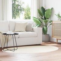 Berkfield Home Rug 'HUARTE' Short Pile Soft & Washable Cream 100x200 cm | Size: Medium