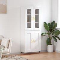 Berkfield Home Highboard White 69.5x34x180 cm Engineered Wood