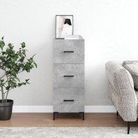 Berkfield Home Sideboard Concrete Grey 34.5x34x90 cm Engineered Wood