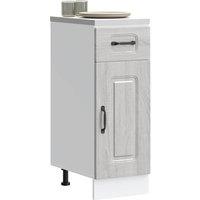 Berkfield Home Kitchen Base Cabinet Kalmar Grey Sonoma Engineered Wood