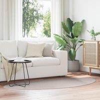 Berkfield Home Rug 'HUARTE' Short Pile Soft & Washable Sand 100x200 cm in Beige | Size: Medium