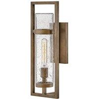 Netlighting Cordillera 1 Light Outdoor Wall Light Burnished Bronze IP44 in Brown