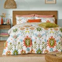 Furn Dilara Reversible Printed Duvet Cover Set | Size: King
