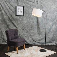ValueLights Curva Trend Black Floor Lamp