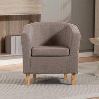 Artemis Home Millie Fabric Accent Chair in Brown | Size: 1 Pack