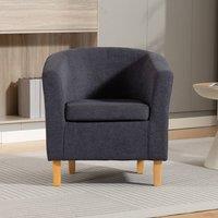 Artemis Home Millie Fabric Accent Chair in Charcoal | Size: 1 Pack