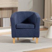 Artemis Home Millie Fabric Accent Chair in Blue | Size: 1 Pack