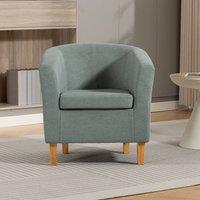 Artemis Home Millie Fabric Accent Chair in Duck Egg Blue | Size: 1 Pack