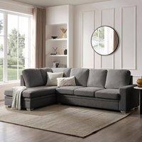 Home Detail Alcott Corner Sofa, Left Hand Facing in Dark Grey