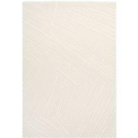 Kukoon Retro Silver Grey Modern Abstract Living Area Runner Rug | Size: 120 cm x 170 cm