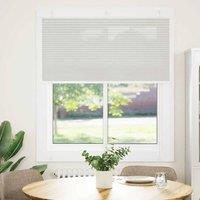 Berkfield Home Pleated Blind Light Grey 120x150 cm Fabric Width 119.4 cm Polyester