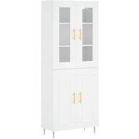 Berkfield Home Highboard White 69.5x34x180 cm Engineered Wood