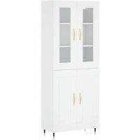Berkfield Home Highboard White 69.5x34x180 cm Engineered Wood