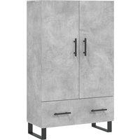 Berkfield Home Highboard Concrete Grey 69.5x31x115 cm Engineered Wood