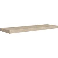 Berkfield Home Durable Floating Wall Shelves 2 pcs Oak 90x23.5x3.8 cm MDF in Light Oak