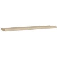 Berkfield Home Durable Floating Wall Shelves 4 pcs Oak 120x23.5x3.8 cm MDF in Light Oak
