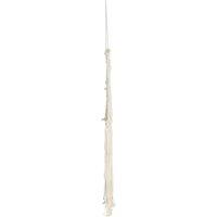Berkfield Home Macrame Wall Hanger 40x80 cm Cotton in Cream