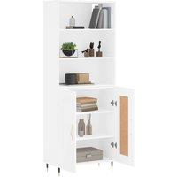Berkfield Home Highboard White 69.5x34x180 cm Engineered Wood