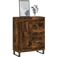 Berkfield Home Sideboard Smoked Oak 69.5x34x90 cm Engineered Wood in Brown
