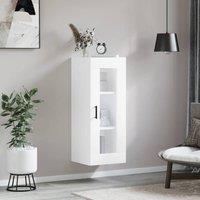 Berkfield Home Wall Mounted Cabinet White 34.5x34x90 cm