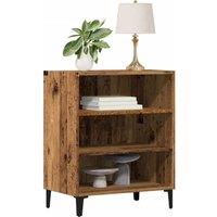 Berkfield Home Sideboard Old Wood 57x35x75 cm Engineered Wood in Brown | Size: 57 x 35 x 75 cm