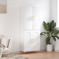 Berkfield Home Highboard White 69.5x34x180 cm Engineered Wood