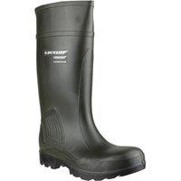 Dunlop 'Purofort Professional' Safety Wellington Boots in Green | Size: 10.5