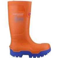 Dunlop FIELDPRO THERMO+ Safety Wellington Boots in Orange | Size: 11