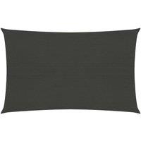 Berkfield Home Sunshade Sail 160 g/m Anthracite 4x7 m HDPE in Black