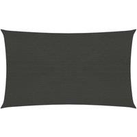 Berkfield Home Sunshade Sail 160 g/m Anthracite 5x7 m HDPE in Black