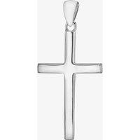 T.H.Baker Women's Sterling Silver Plain Cross Pendant 8.64.2871 | Size: 16-18inch