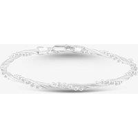 T.H.Baker Women's Sterling Silver 18cm Ball & Snake Chain Bracelet 8.20.4561 | Size: Adjustable