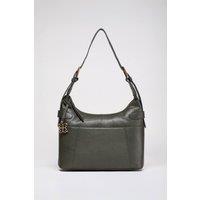 Lakeland Leather Women's 'Newby' Leather Hobo Shoulder Bag in Green